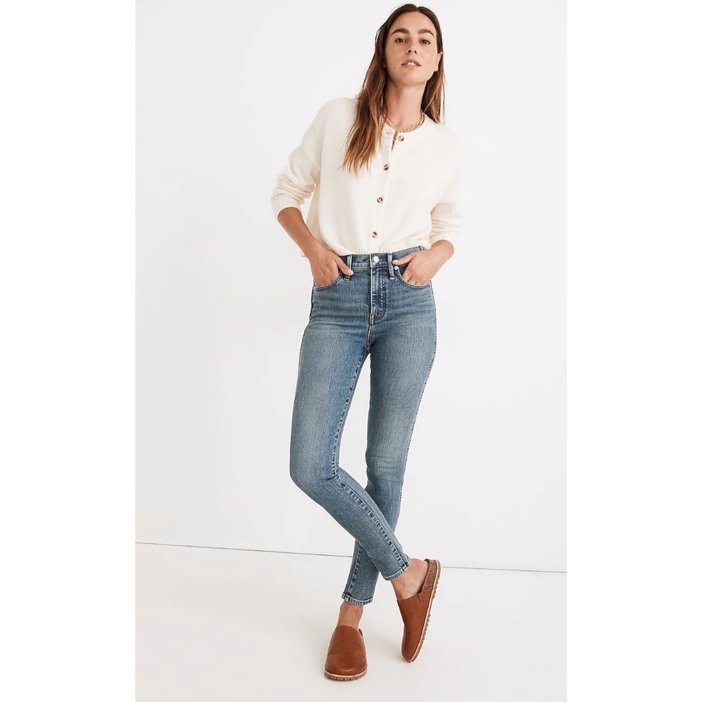 Womens Madewell 10" High-Rise Skinny Jeans Size 27T